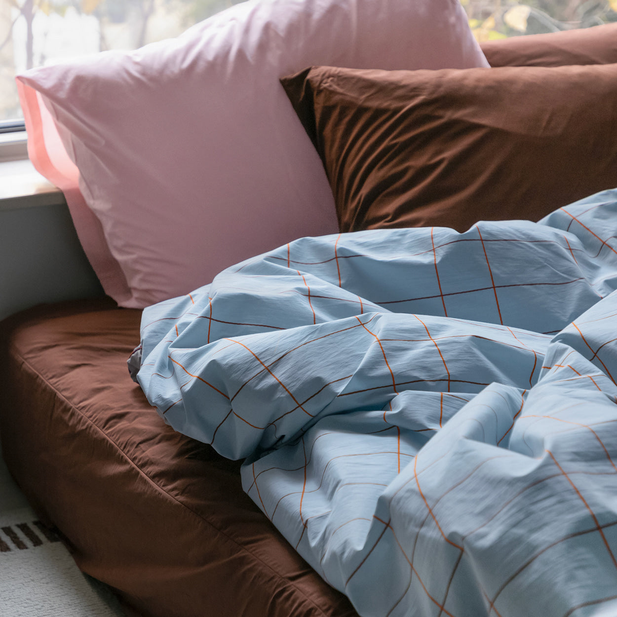 チョコブラウン ピローケース（2サイズ）