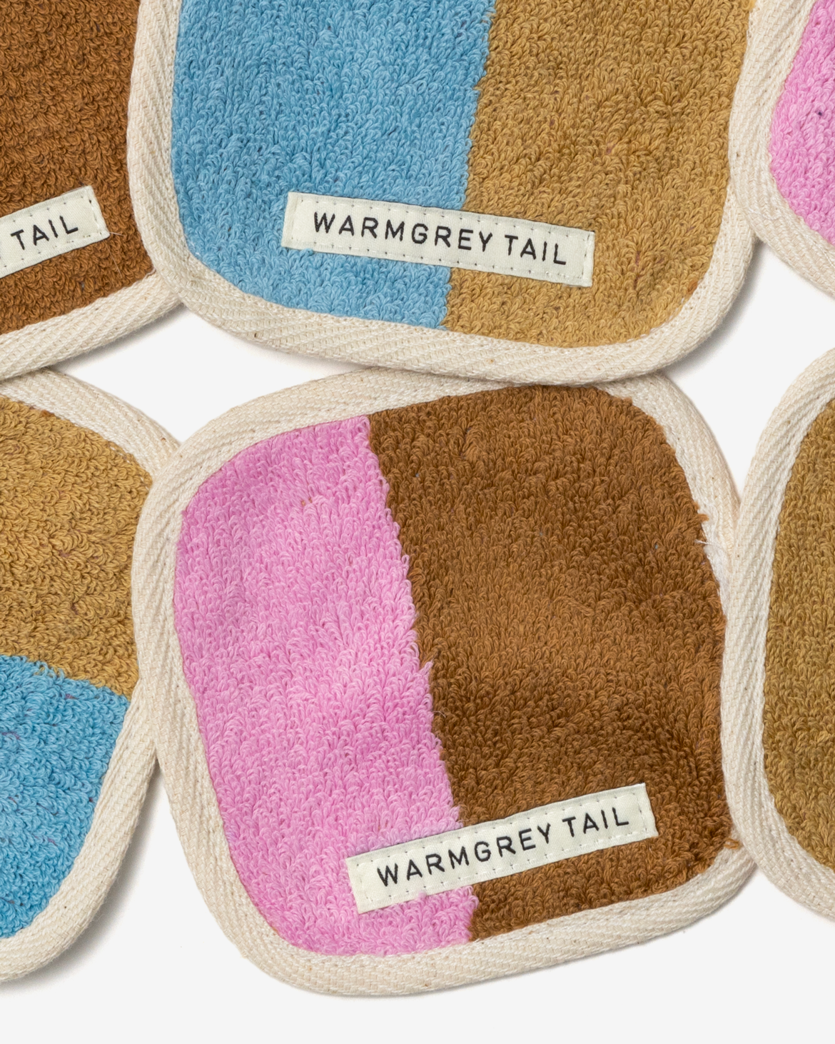 【WGT限定】チェックタオルコースター - ベリーチョコ