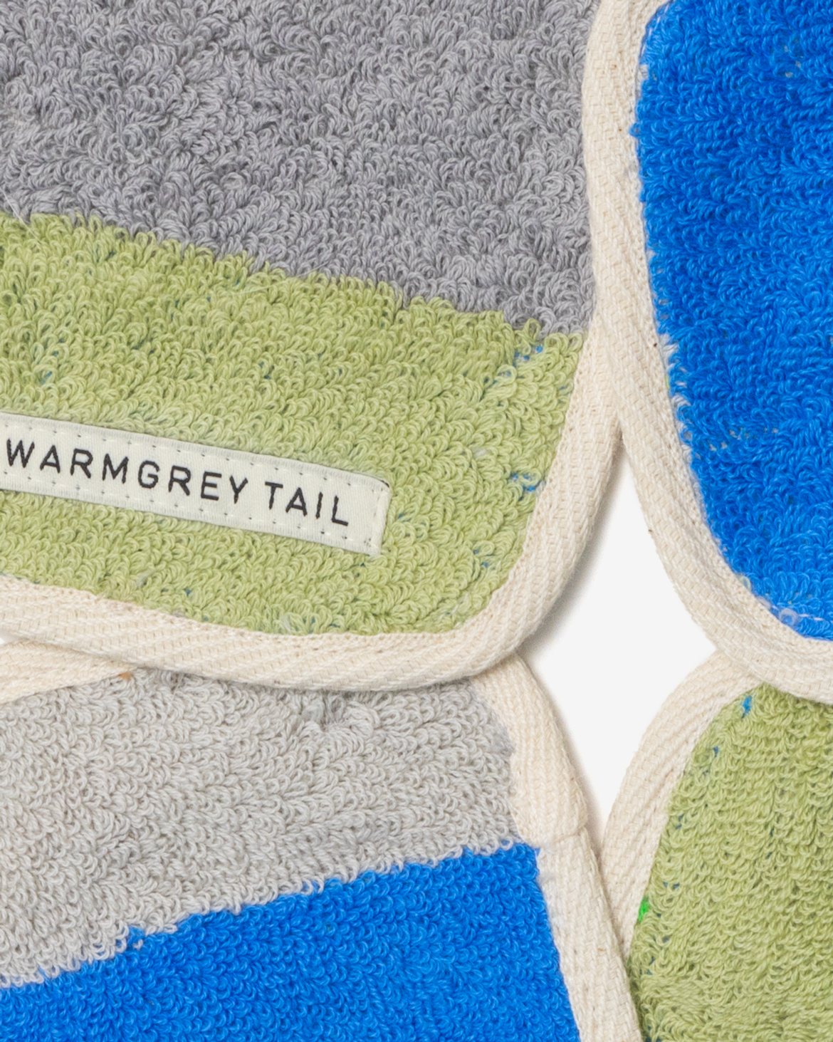 【WGT限定】チェック タオルコースター - カーキブルー