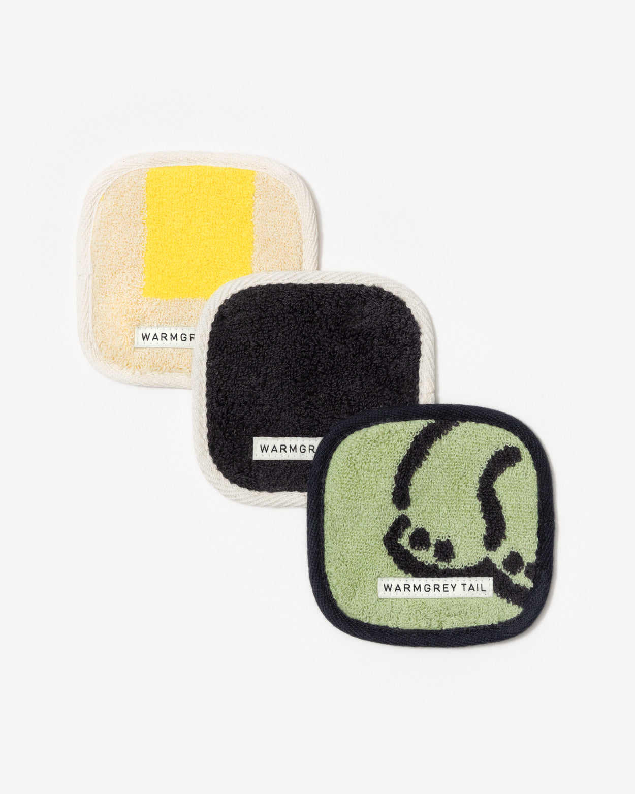 [WGT限定] ハギーベア タオルコースター - オリーブ