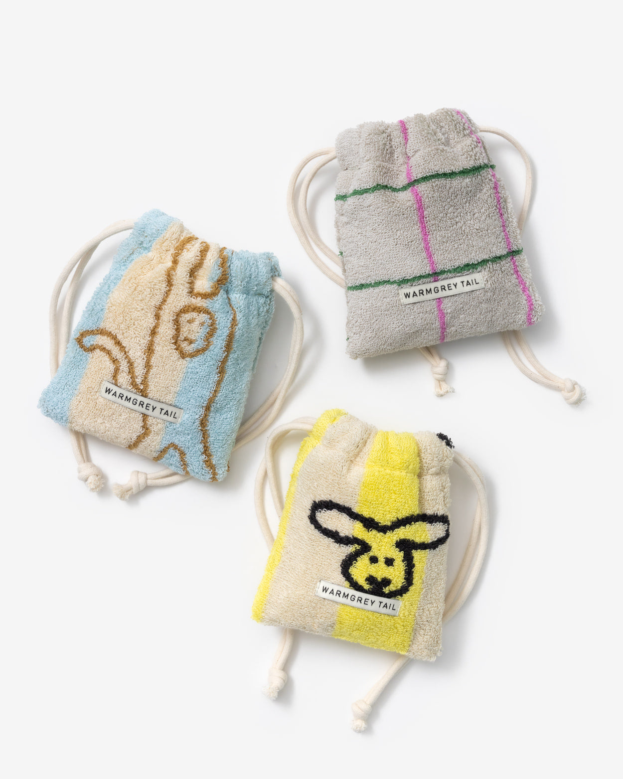 [WGT限定] モンキーテリーポーチ - アイボリー