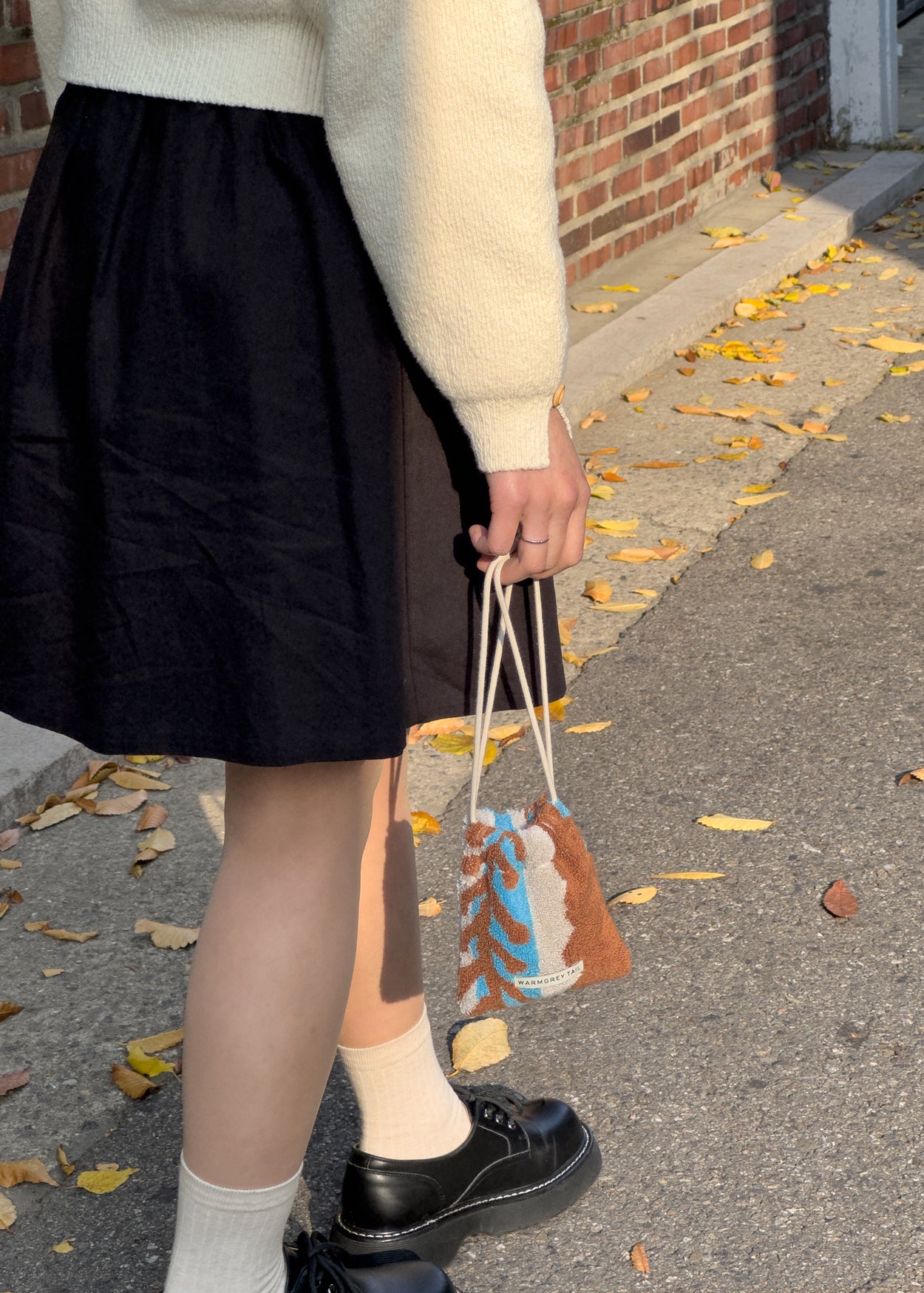 [WGT限定] TREES テリーポーチ - グリーン