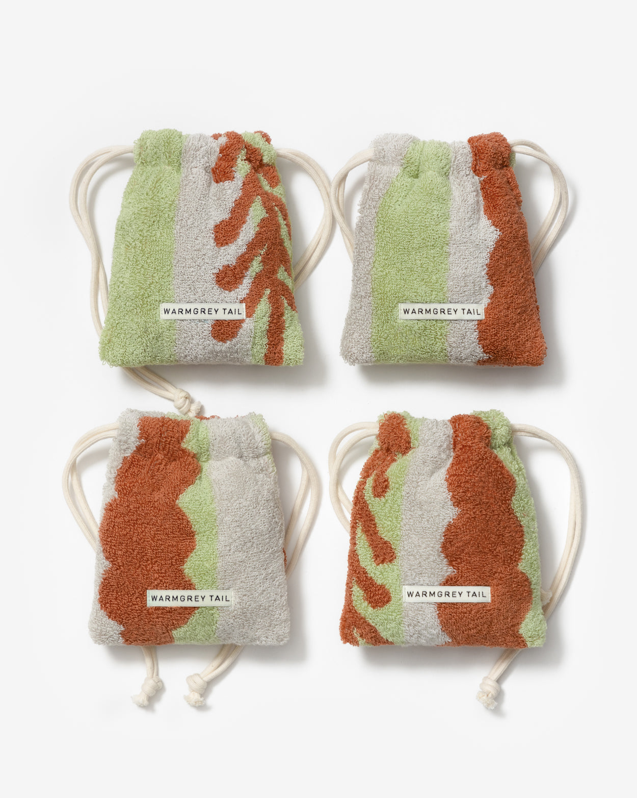 [WGT限定] TREES テリーポーチ - ブリックオンカーキ