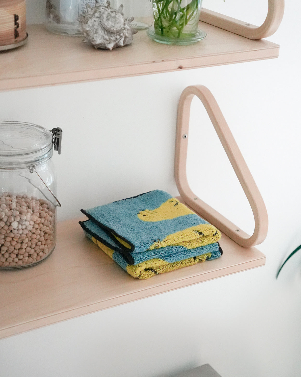 シールフレンズ ハンドタオル - ブルー