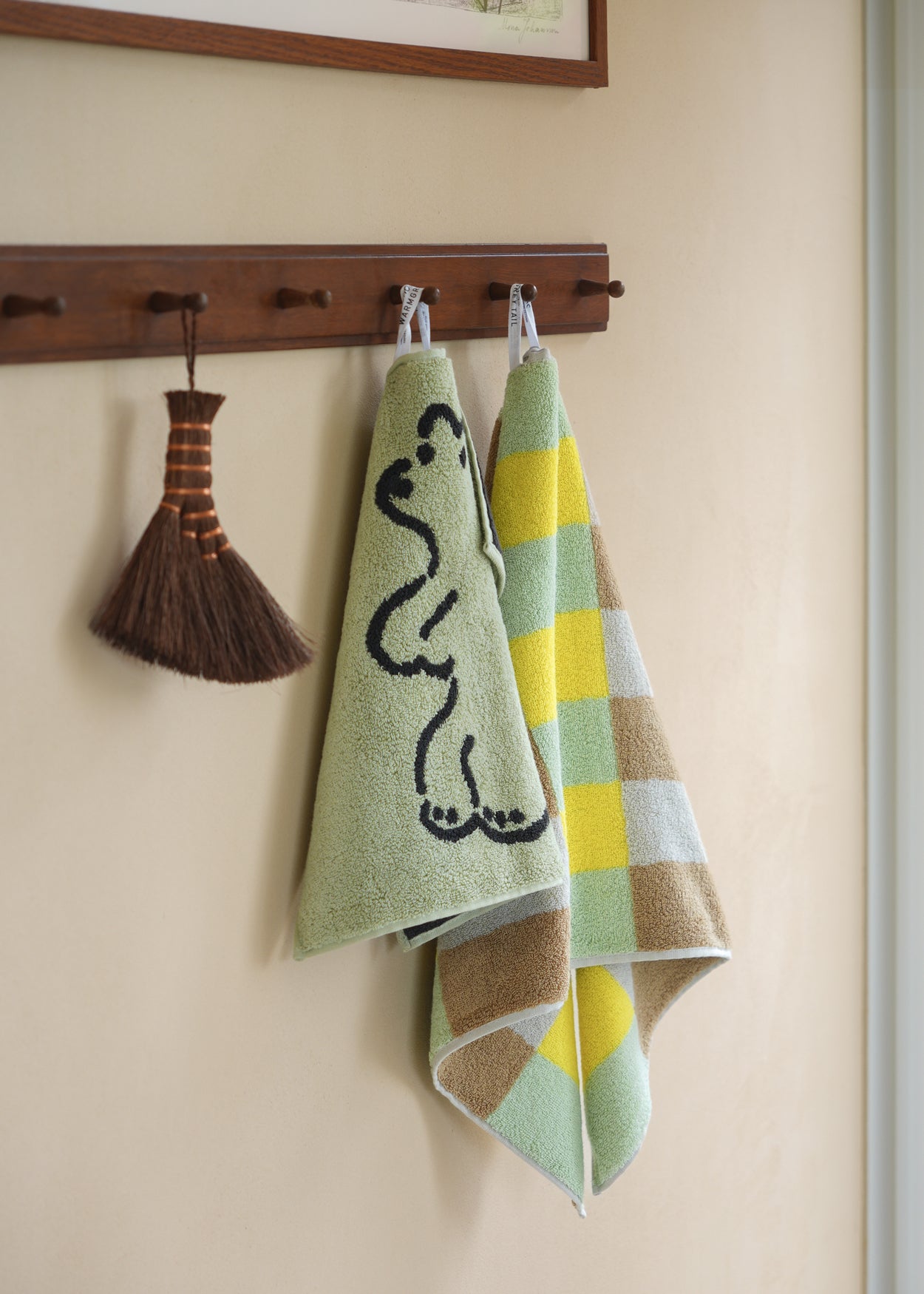 ハギーベア ハンドタオル - オリーブ