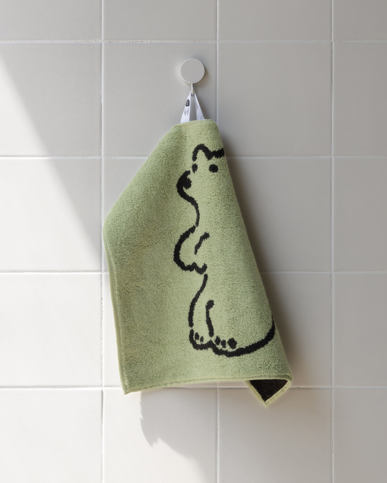 ハギーベア ハンドタオル - オリーブ