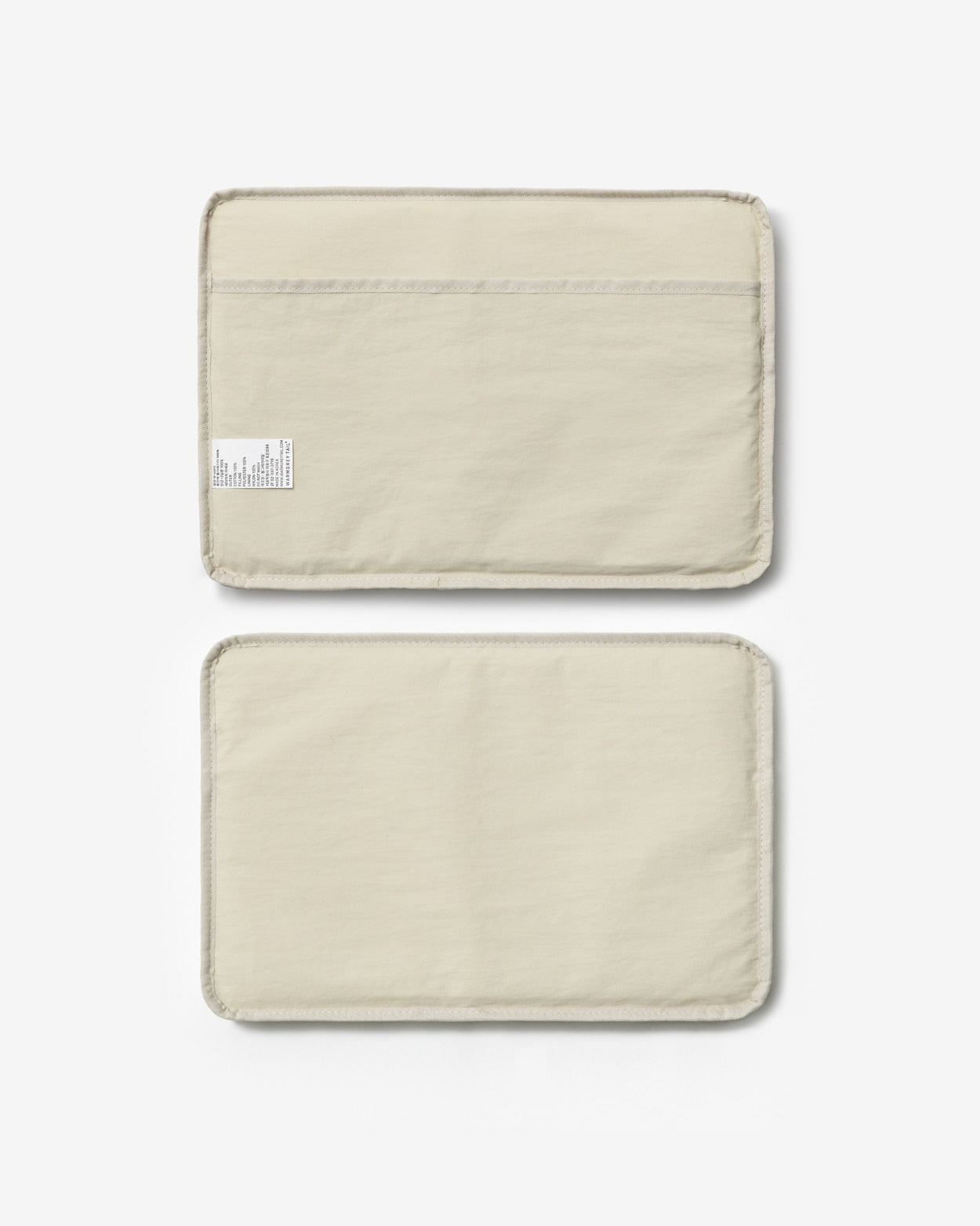 ノートパソコン/タブレット用ナイロンポーチ - バニーバニークリーム