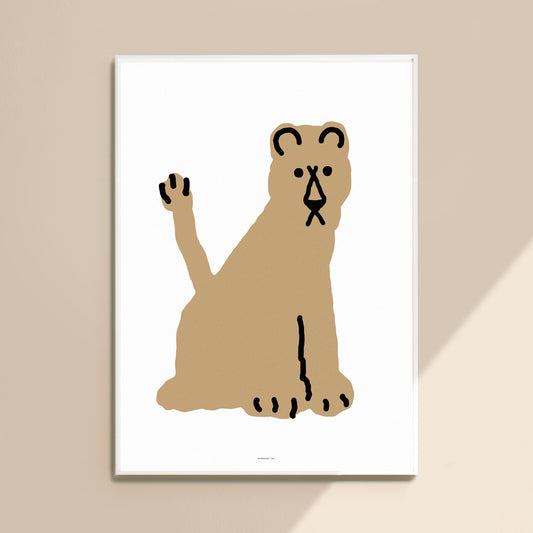 ライオンズホワイトポスター