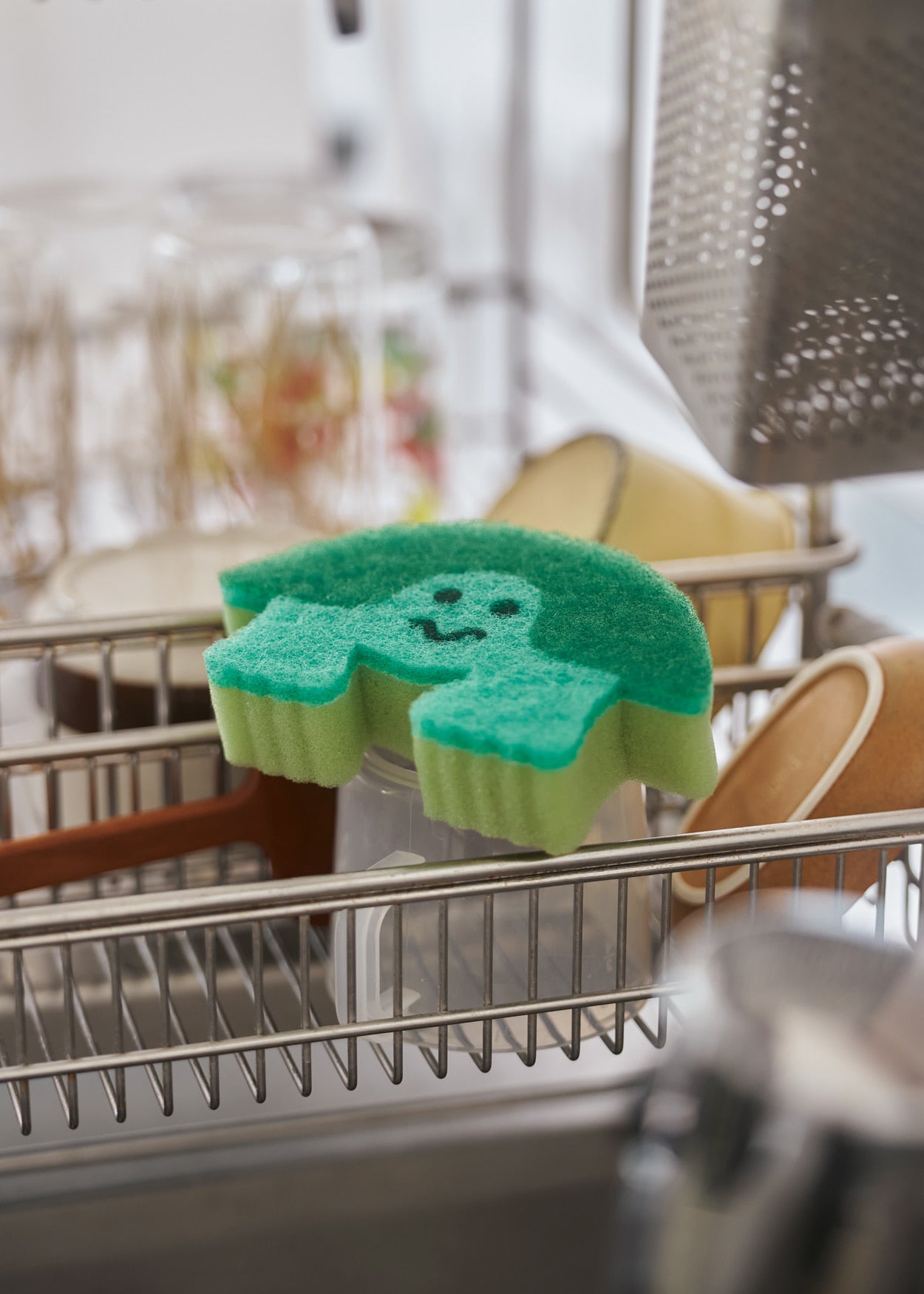 カメの食器用スポンジ