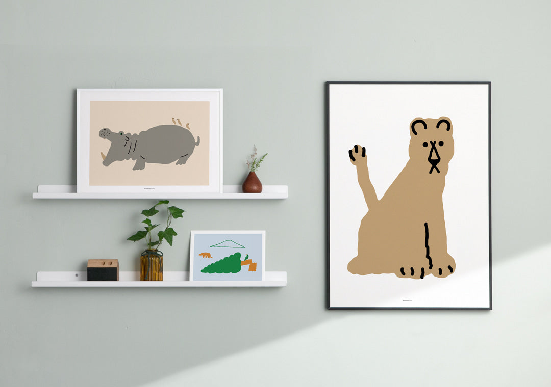 ライオンズホワイトポスター