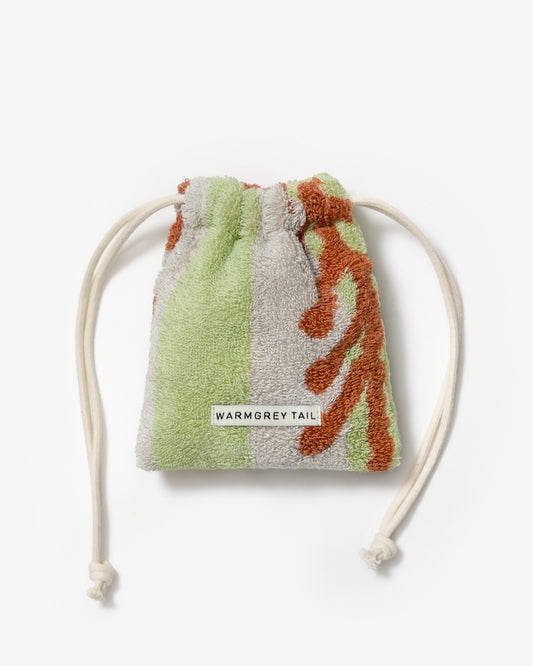 [WGT限定] TREES テリーポーチ - ブリックオンカーキ