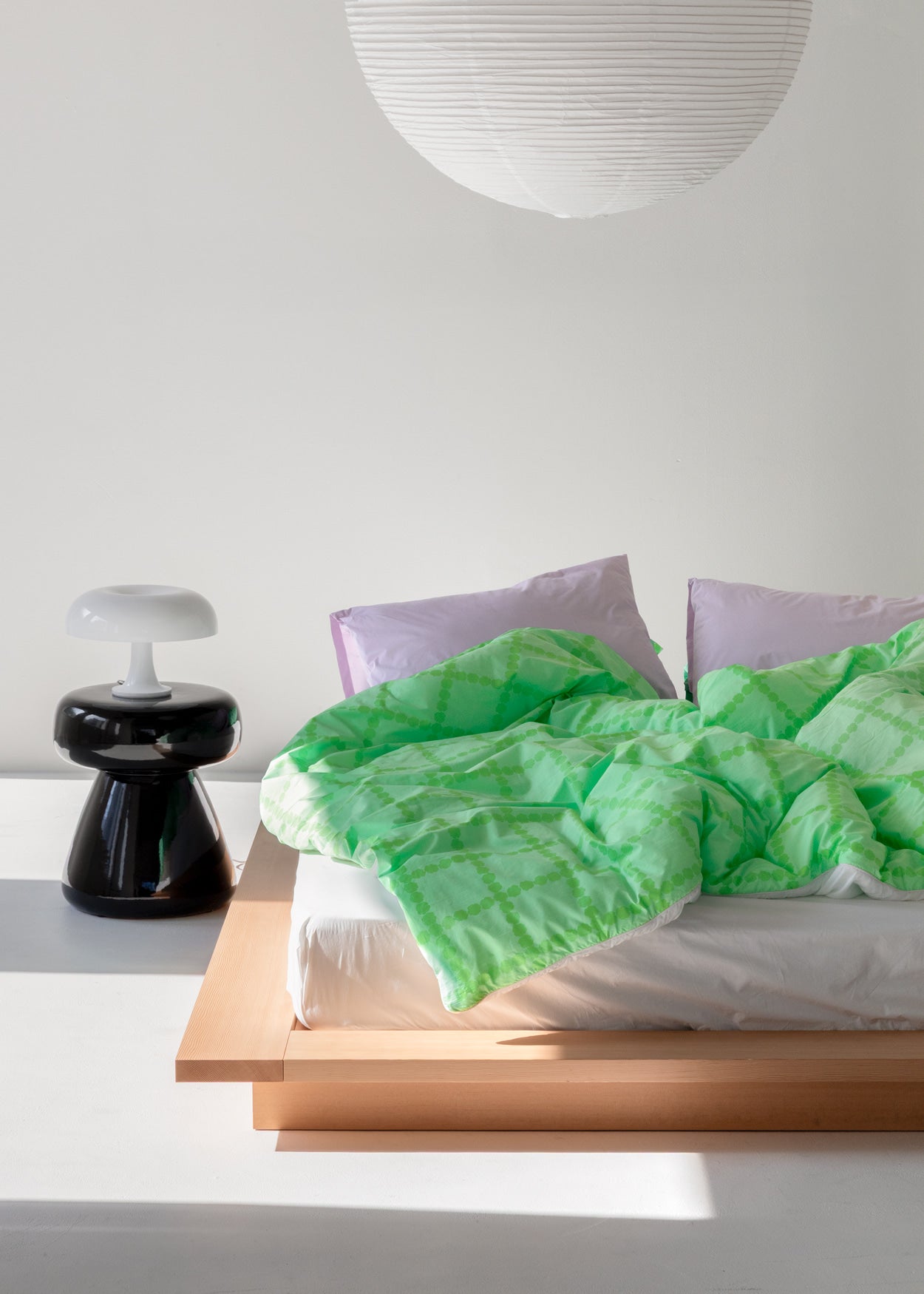 ブロッサムチェックメロンソーダ掛け布団