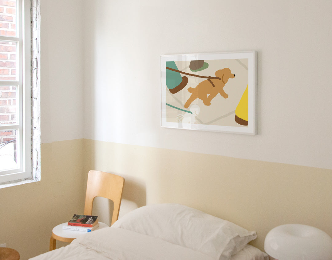 犬の散歩ポスター