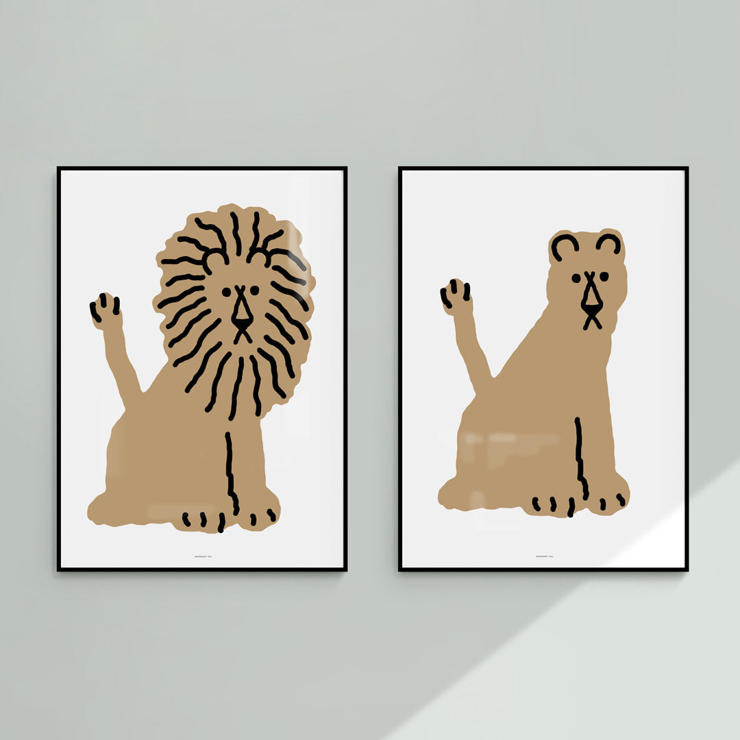 ライオンズホワイトポスター