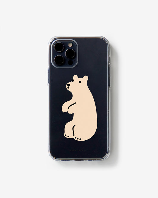 ハギーベア - クリームクリアスマホケース
