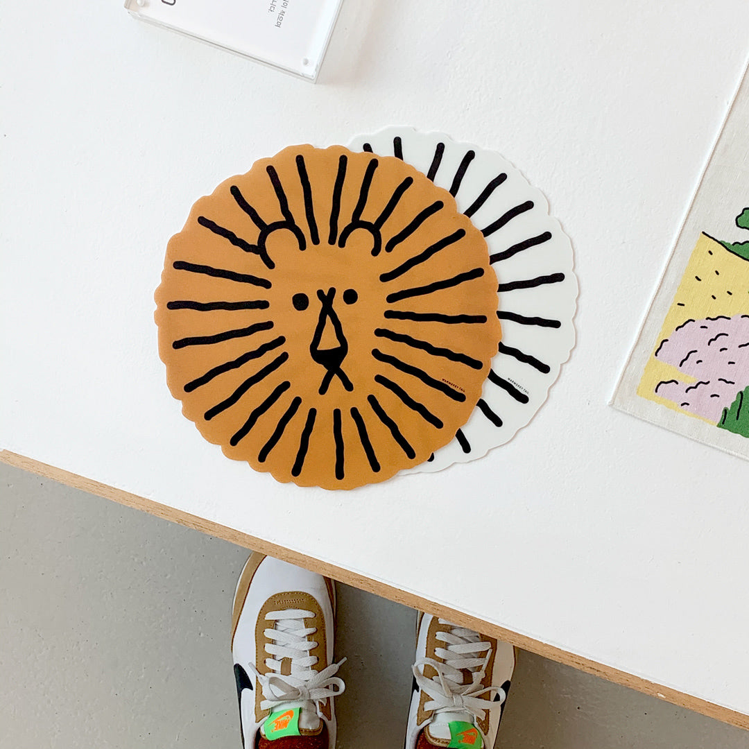 ライオンマウスパッド - ブラウン