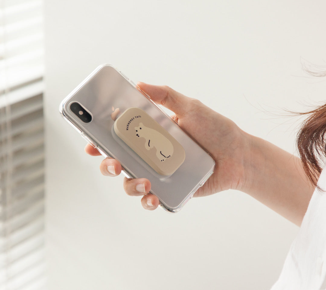 ポップスタンド - ハギーベア ベージュ