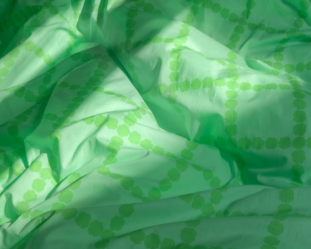 ブロッサムチェックメロンソーダピローケース（2サイズ）