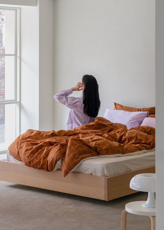 タイルキャラメル掛け布団