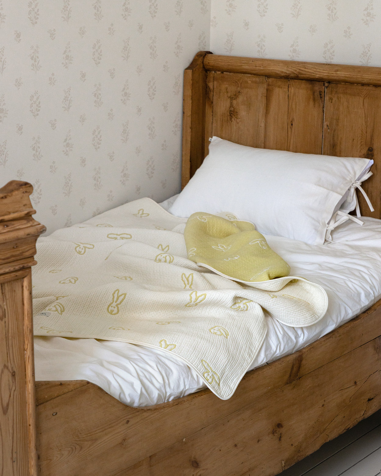 バニーバニー コットンモダールブランケット（3色）