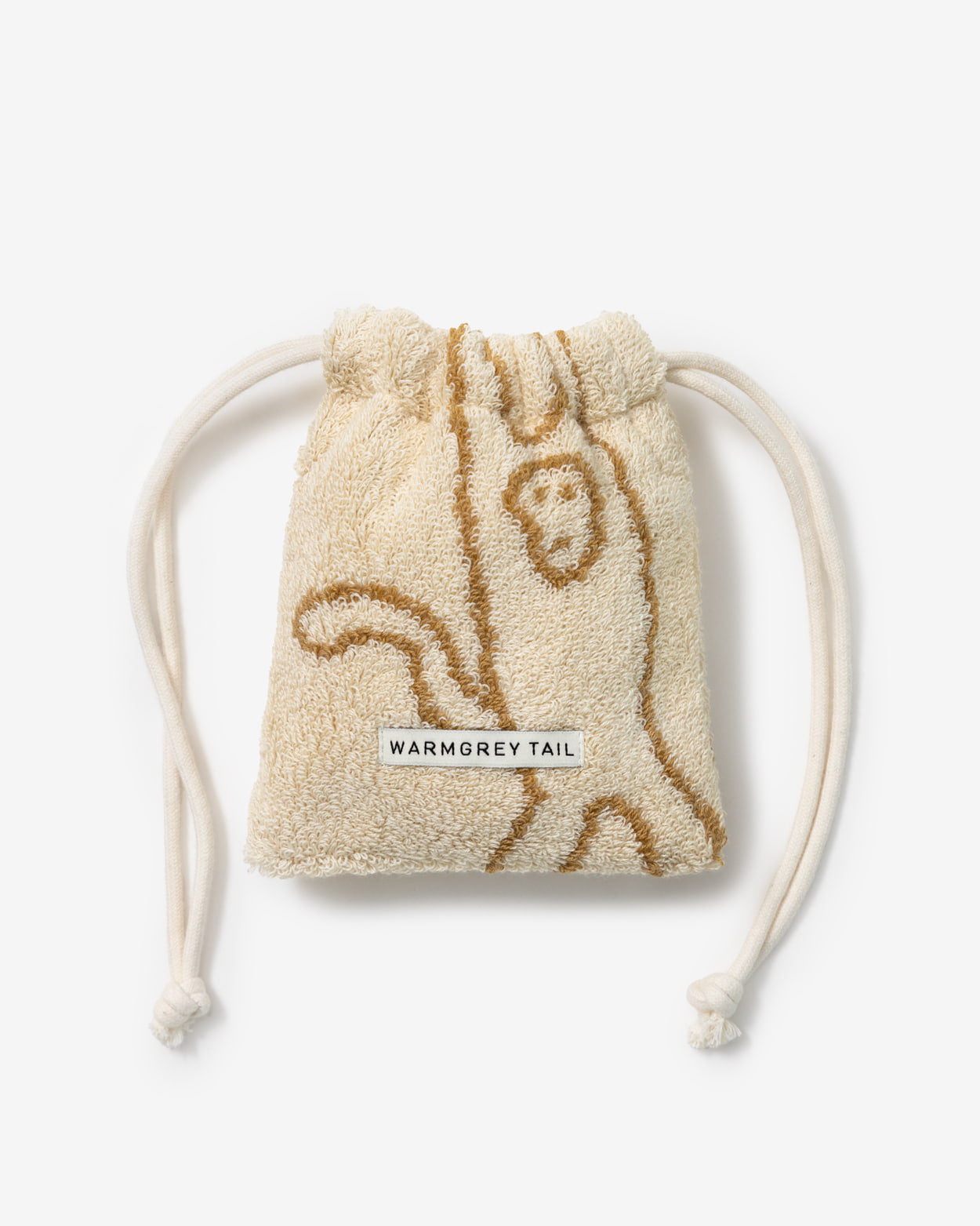 [WGT限定] モンキーテリーポーチ - アイボリー