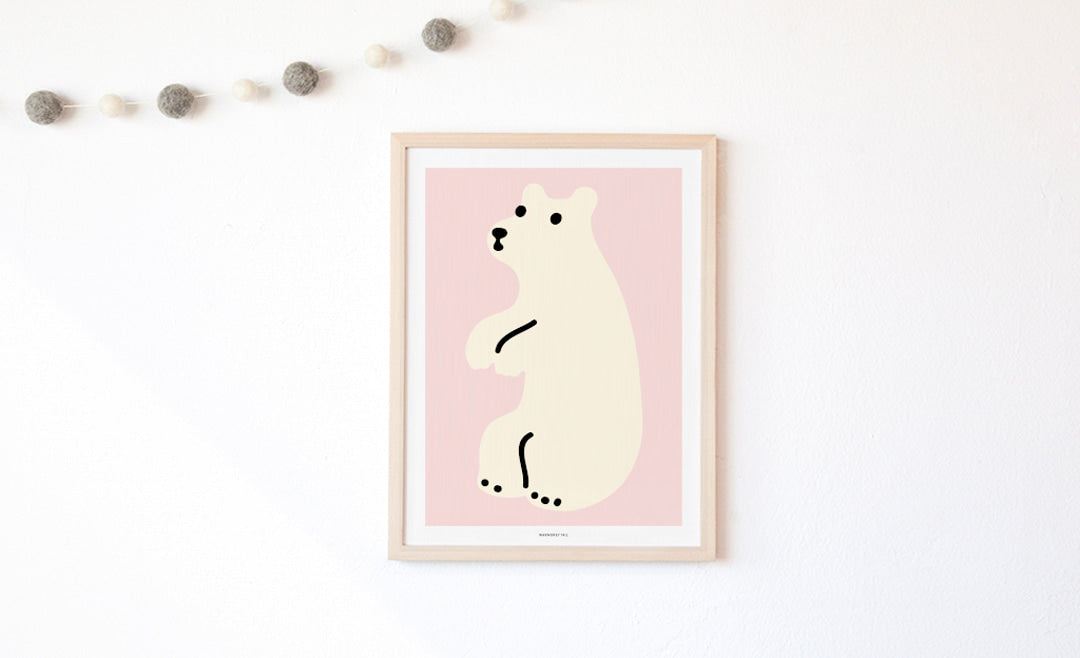 ハギーベア ピンクポスター