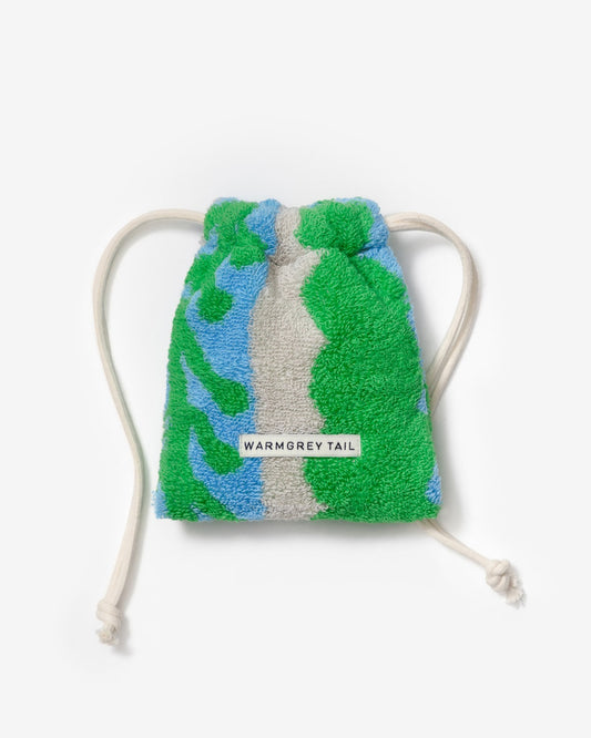 [WGT限定] TREES テリーポーチ - グリーン