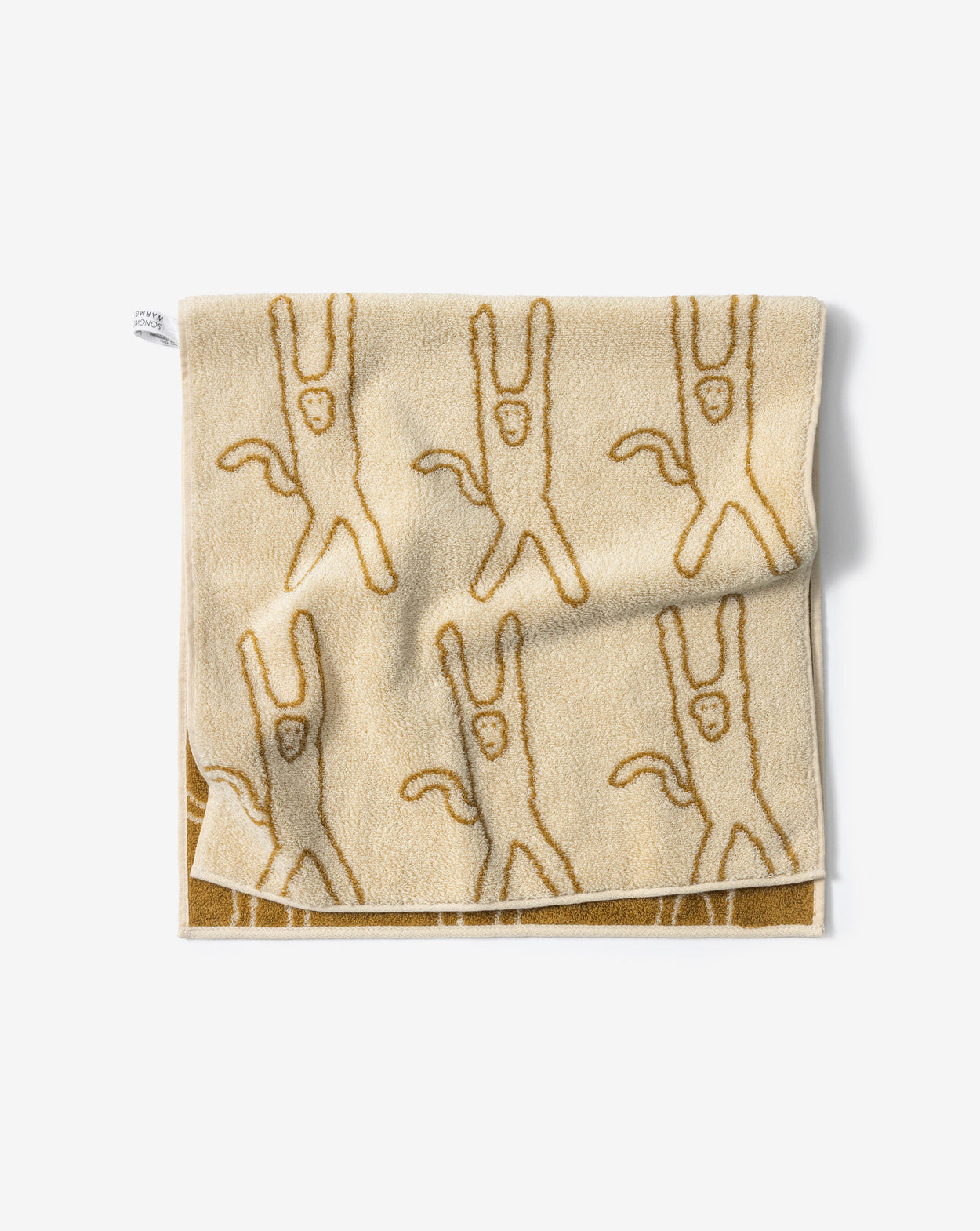 モンキーフェイスタオル - アイボリー