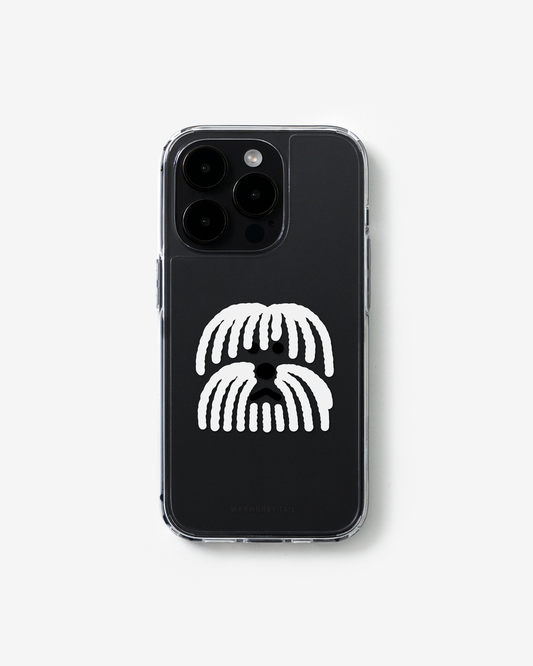 ふわふわ犬クリアケース