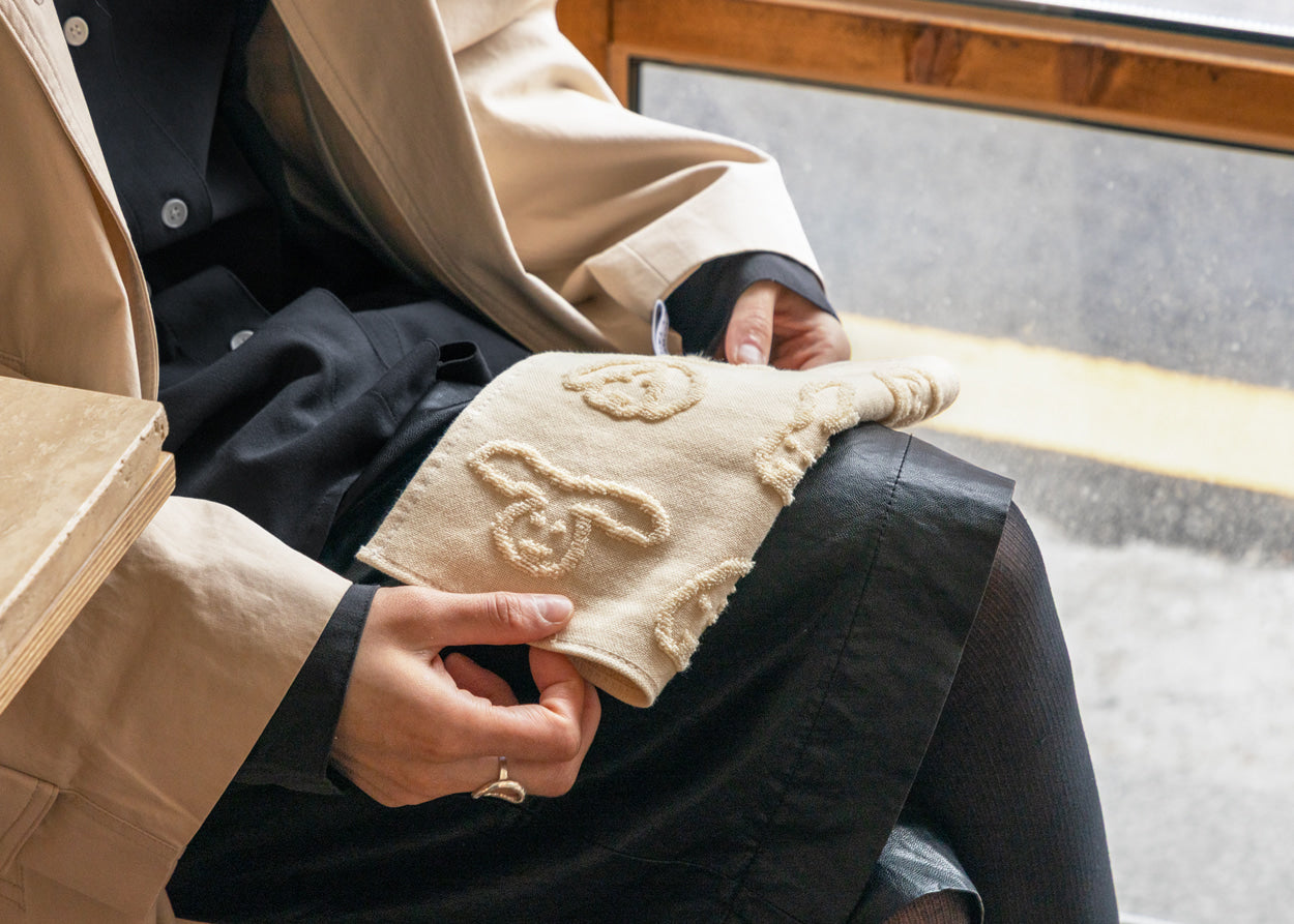 バニーバニーハンドクロス - アイボリー