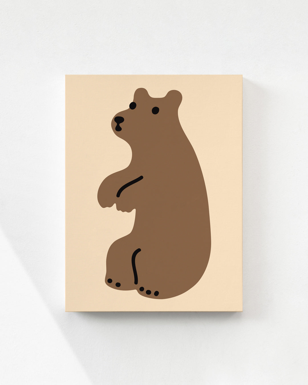 ハギーベア - ブラウンキャンバス