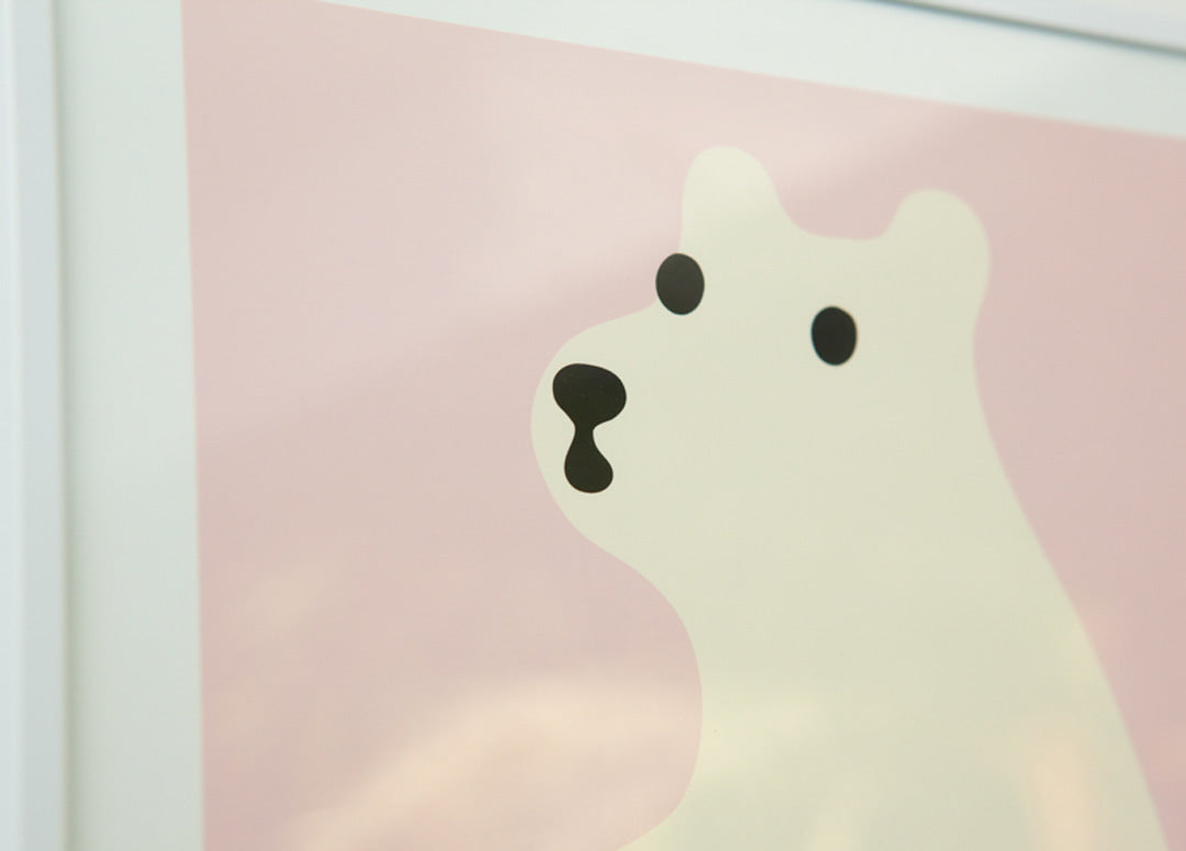 ハギーベア ピンクポスター