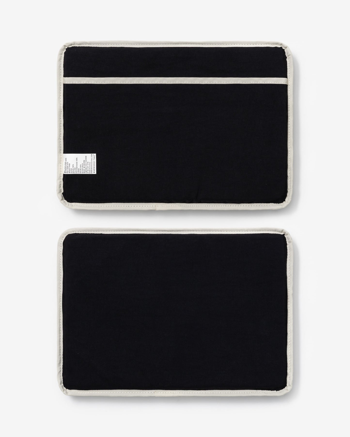 ノートパソコン/タブレット用ナイロンポーチ - バニーバニー ブラック