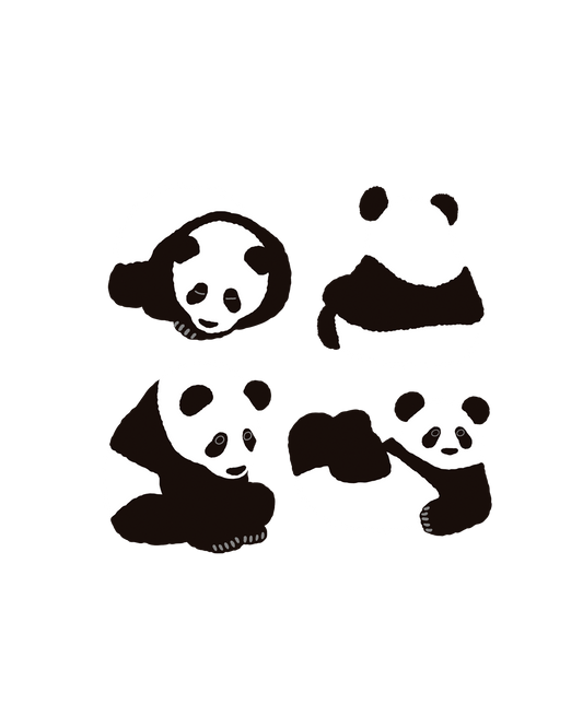 パンダステッカー