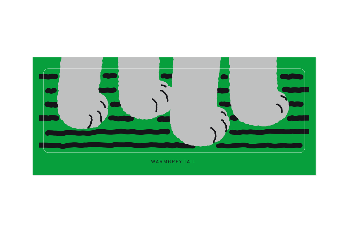PAW - 緑のステッカー