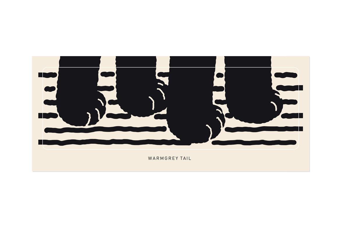 PAW - アイボリーステッカー