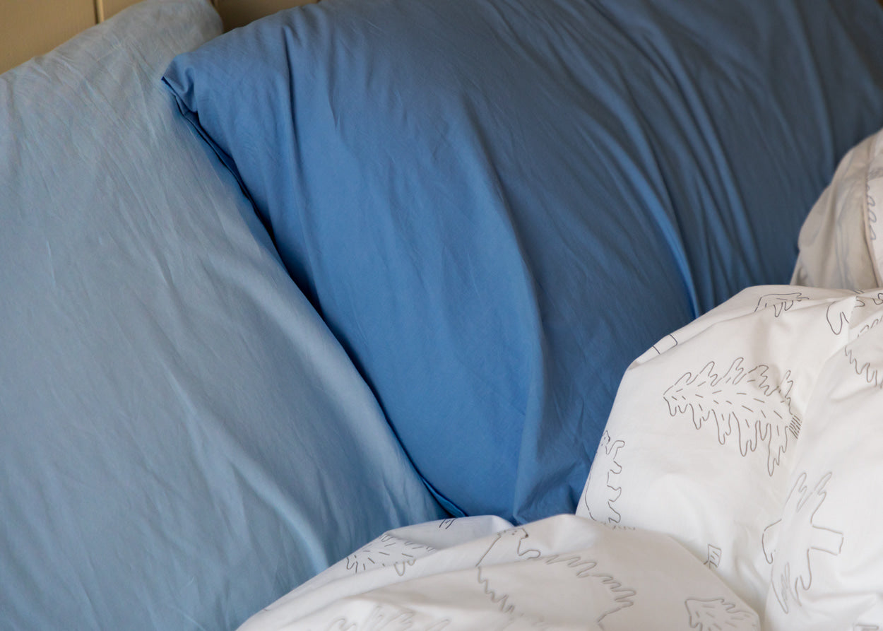 ブルーグレー ピローケース（2サイズ）