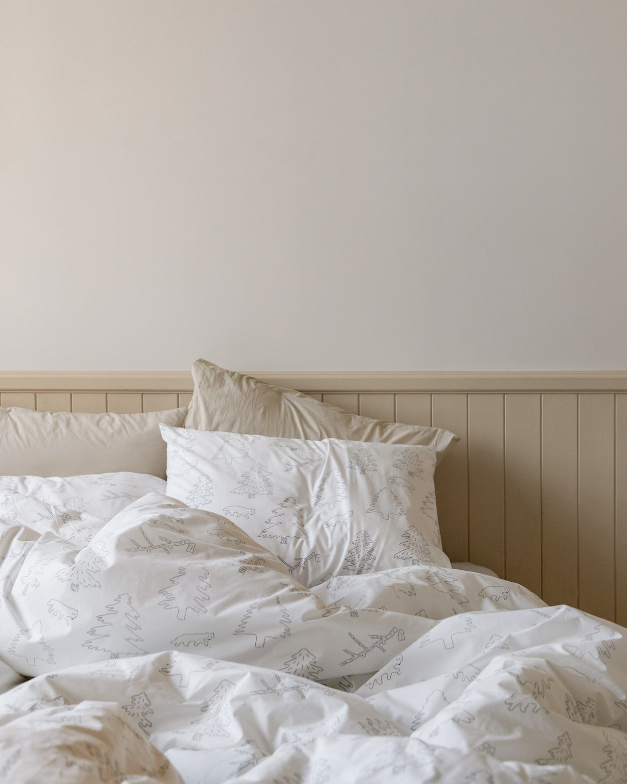 ライトベージュ ピローケース（2サイズ）