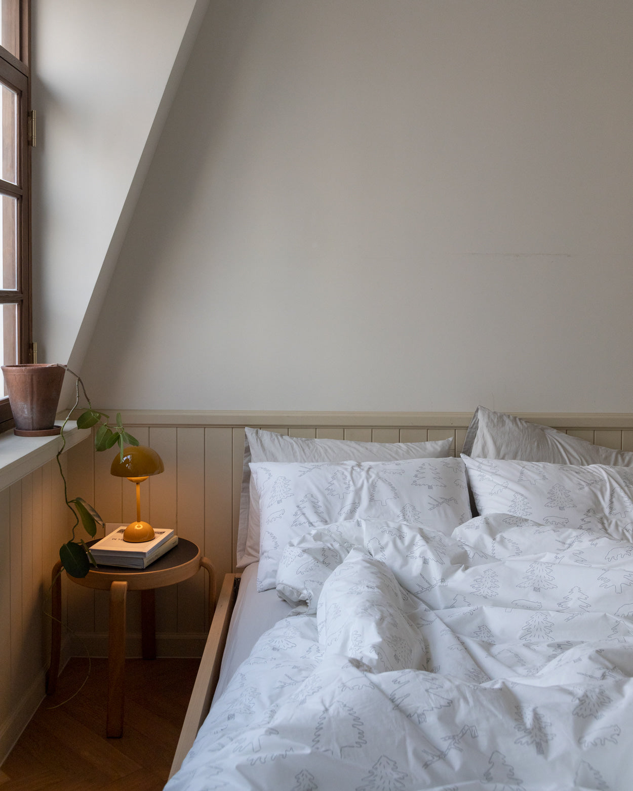 ライトグレー ピローケース (2サイズ)