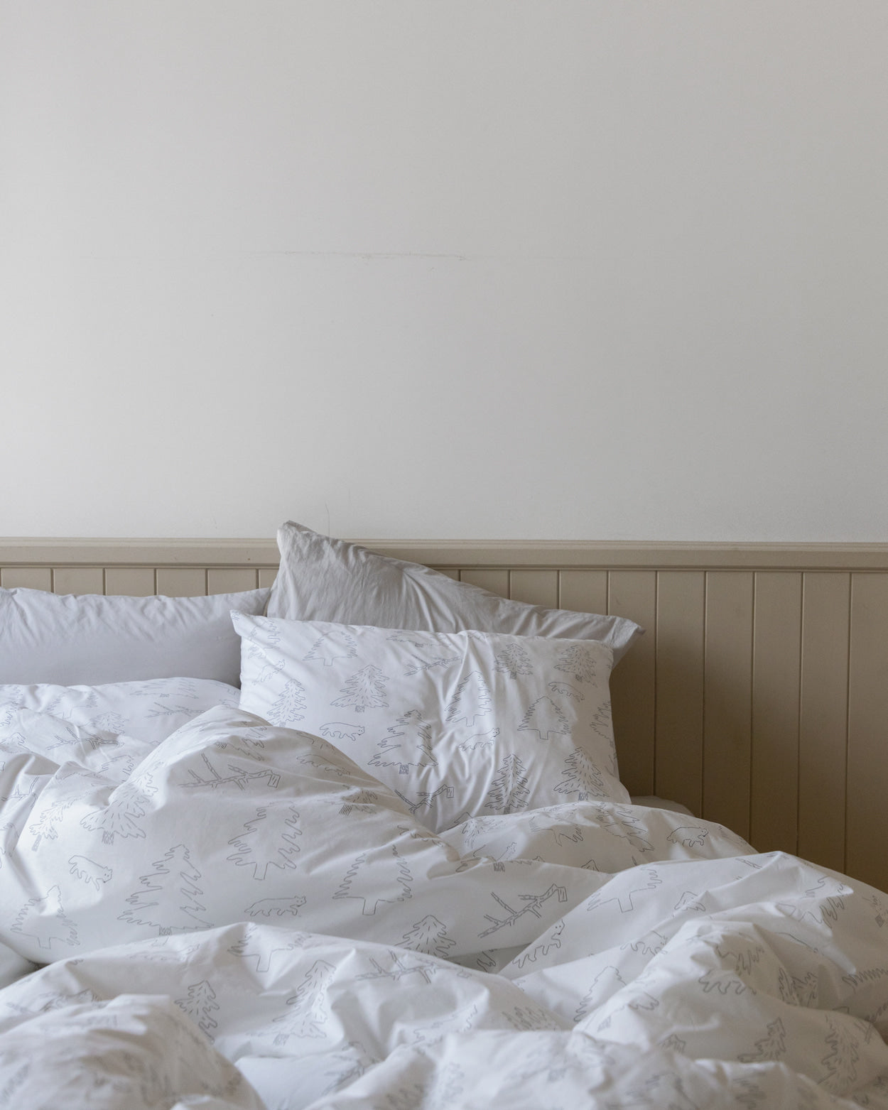 ライトグレー ピローケース (2サイズ)