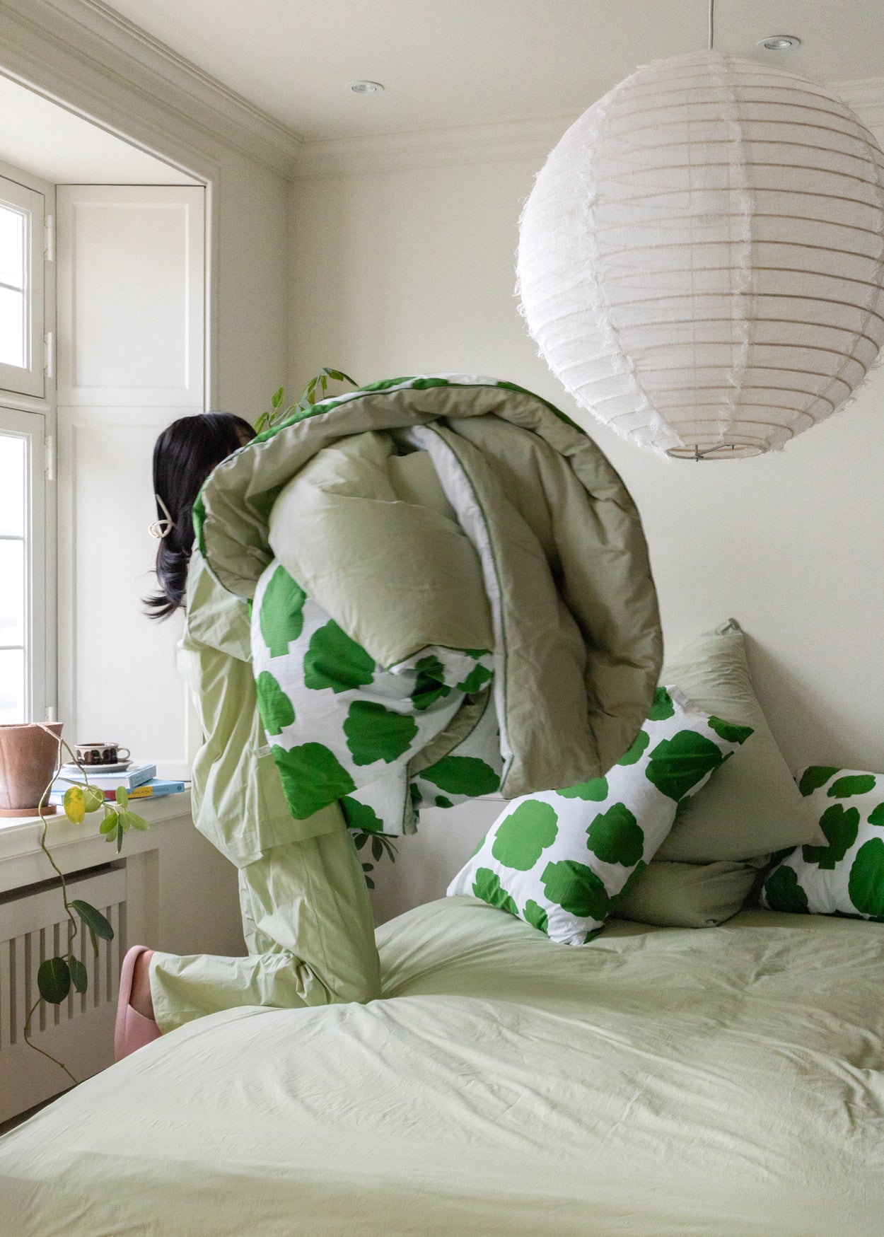 パステルオリーブ ピローケース（2サイズ）