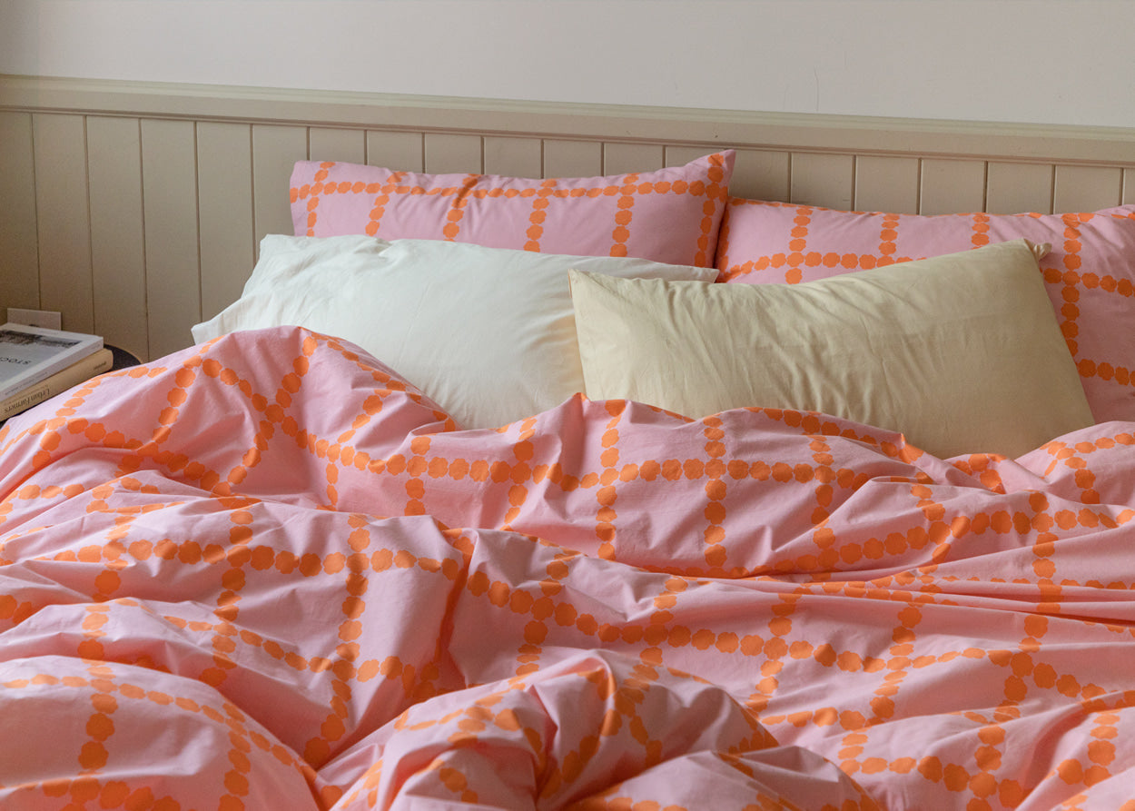 ピーチイエロー ピローケース（2サイズ）