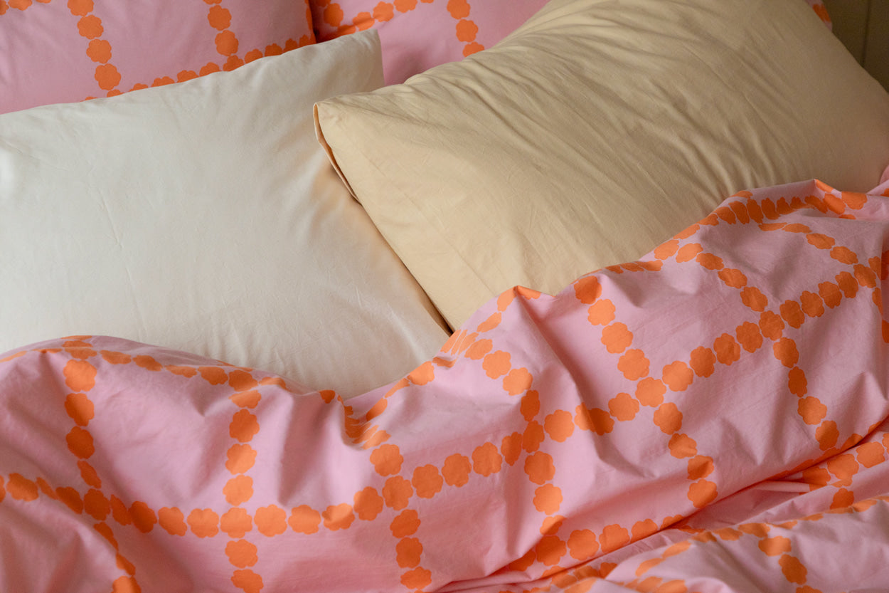 ピーチイエロー ピローケース（2サイズ）