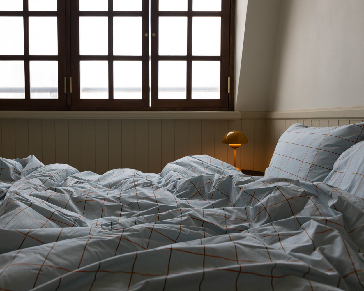 タイル ペールブルー ピローケース (2サイズ)