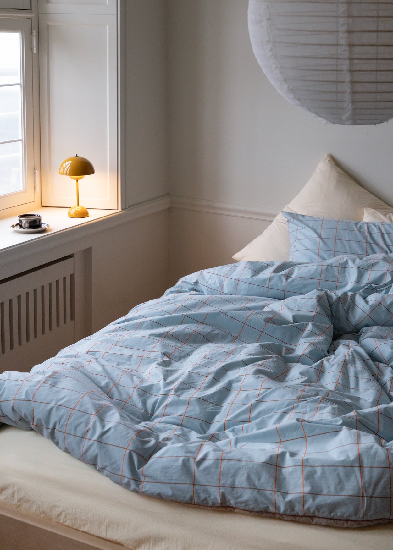 タイル ペールブルー ピローケース (2サイズ)