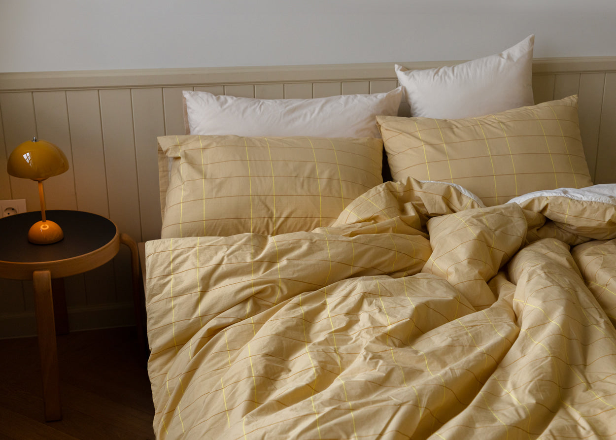 タイルサンドイエロー ピローケース（2サイズ）