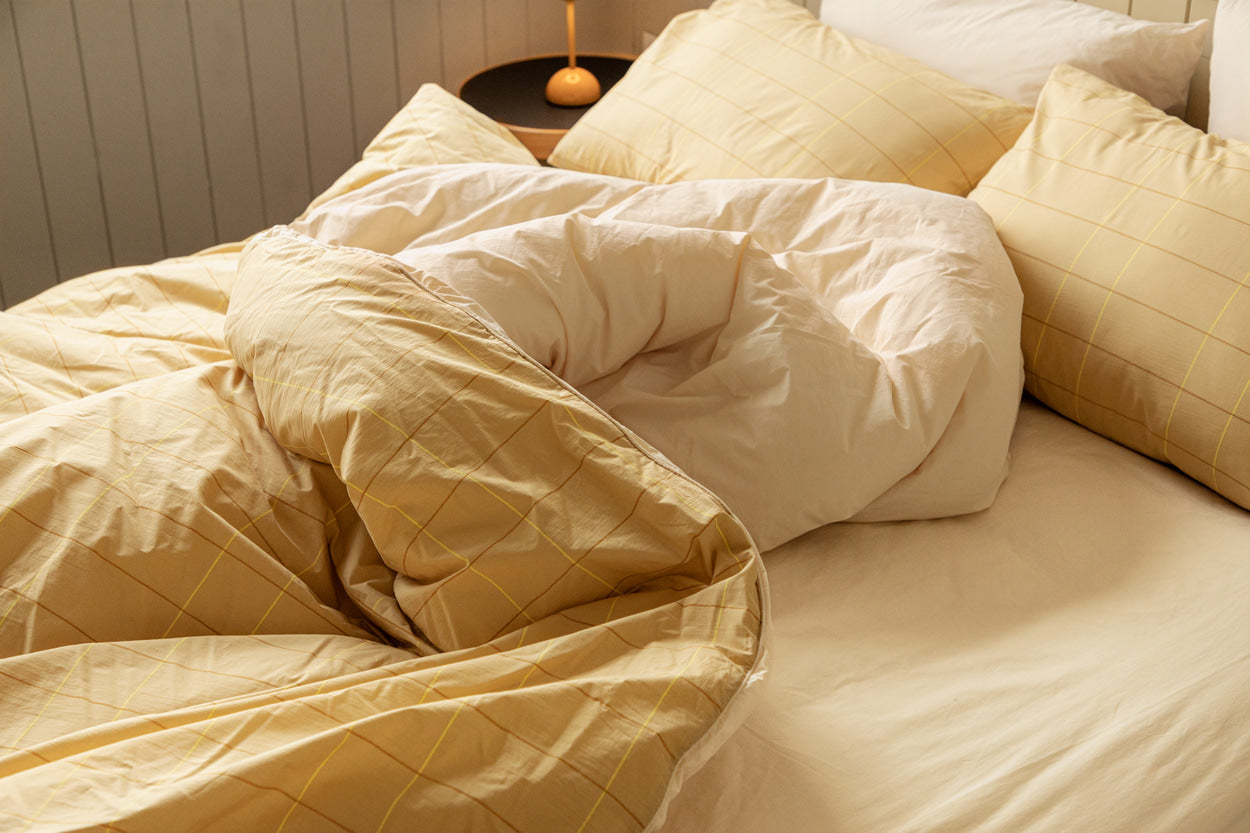 タイルサンドイエロー ピローケース（2サイズ）