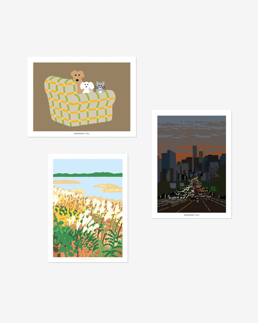 帰宅のポストカード