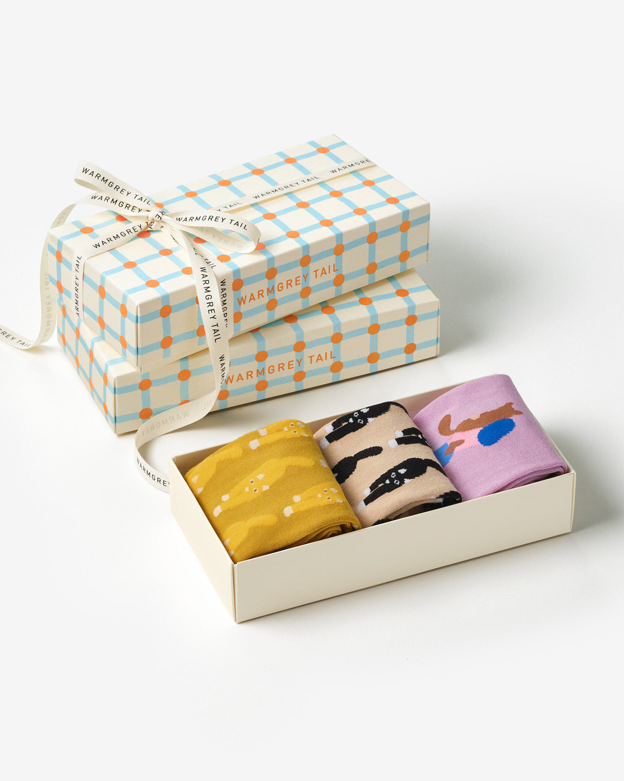 キャットカミングソックス - レッド