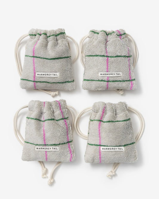 [WGT限定] タイルテリーポーチ - グレー